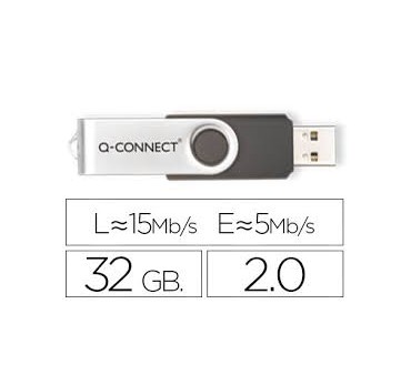 MEMORIA USB Q-CONNET FLASH 32GB 2.0 + CANON