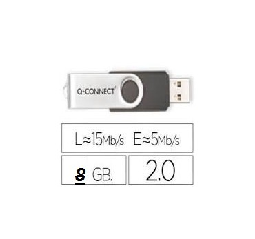 MEMORIA USB Q-CONNECT 8GB+ CANON
