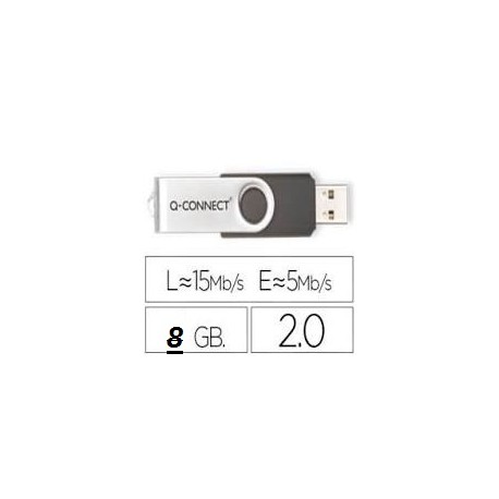 MEMORIA USB Q-CONNECT 8GB+ CANON